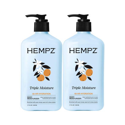 Hempz Triple Moisture Herbal Whipped Body Crème front view