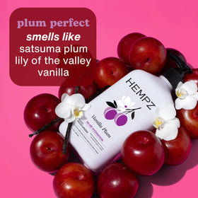 Hempz Vanilla Plum Moisturizing Body Lotion 17 Fl Oz side view