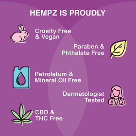 Hempz Vanilla Plum Moisturizing Body Lotion 17 Fl Oz with flowers