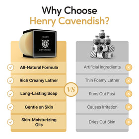 Henry Cavendish Himalaya shaving soap packaging