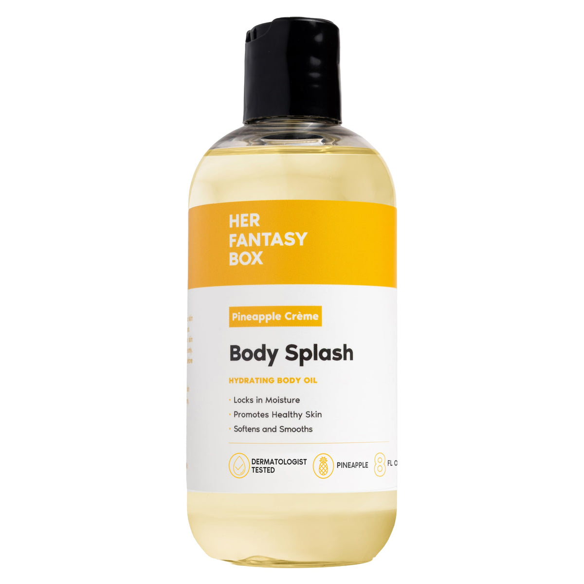 Her Fantasy Box Body Splash Hydrating Body Oil Pineapple Crème front view