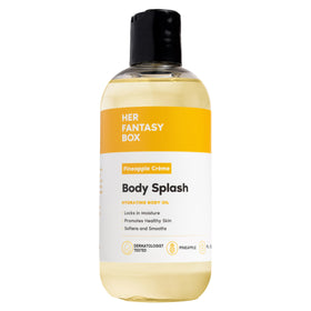 Her Fantasy Box Body Splash Hydrating Body Oil Pineapple Crème front view