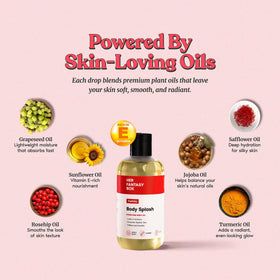 Her Fantasy Box Body Splash Hydrating Oil - Yummy Scent