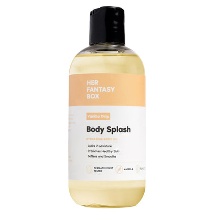 Her Fantasy Box Body Splash Vanilla Drip Fragrance Oil front view