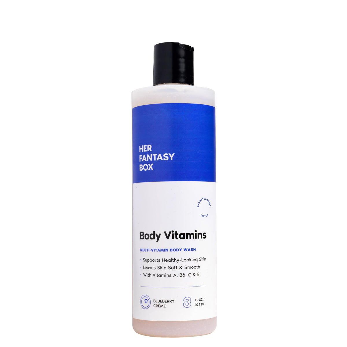 Her Fantasy Box Body Vitamins Moisturizing Body Wash 8 oz front view