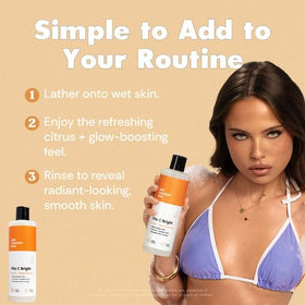 Her Fantasy Box Vita C Bright Turmeric Body Wash packaging