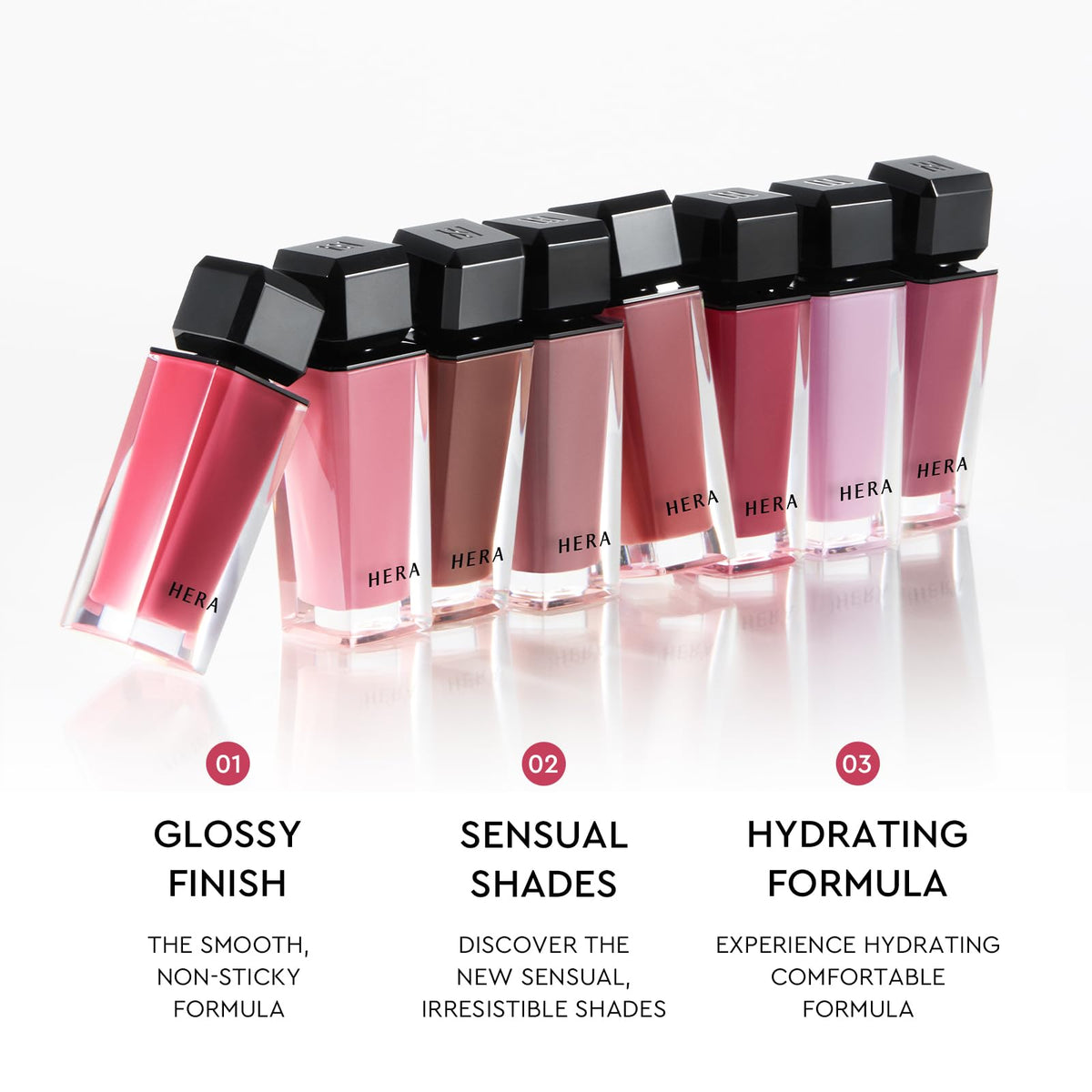 HERA Sensual Nude Lip Gloss #325 Sunkissed texture swatch