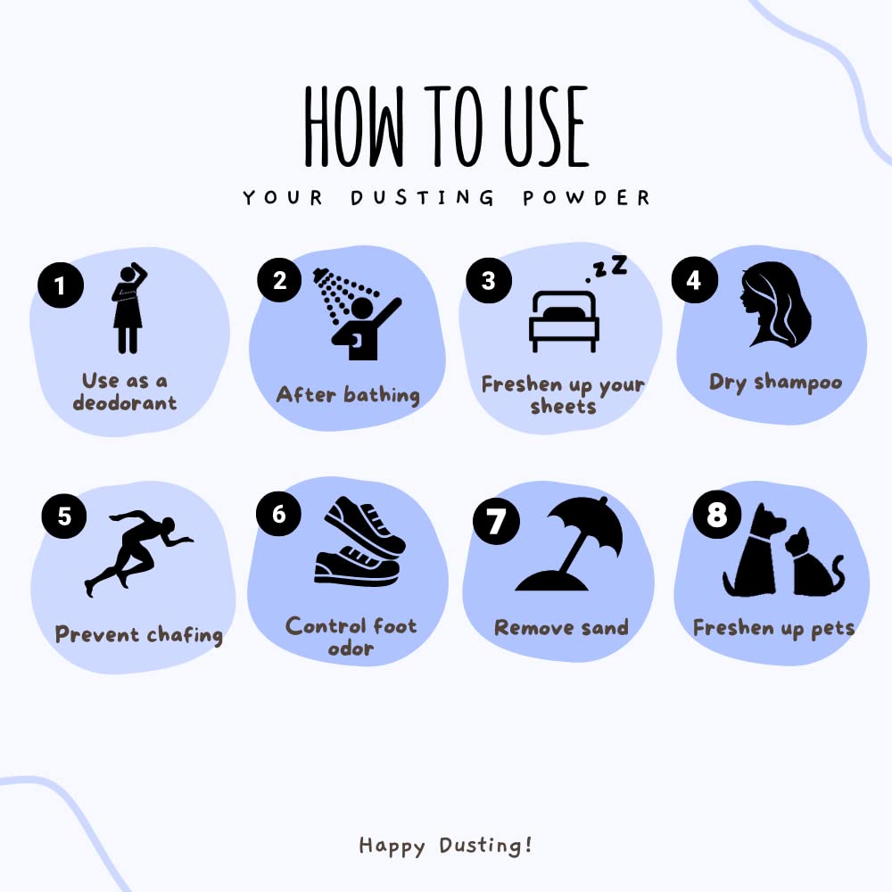Herb & Root Jasmine Body Dusting Powder with other beauty products