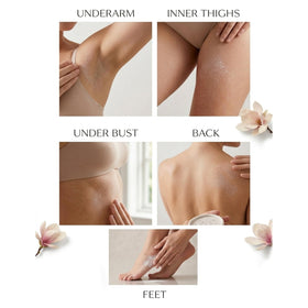 Herb & Root Talc Free Body Dusting Powder Sandalwood front view