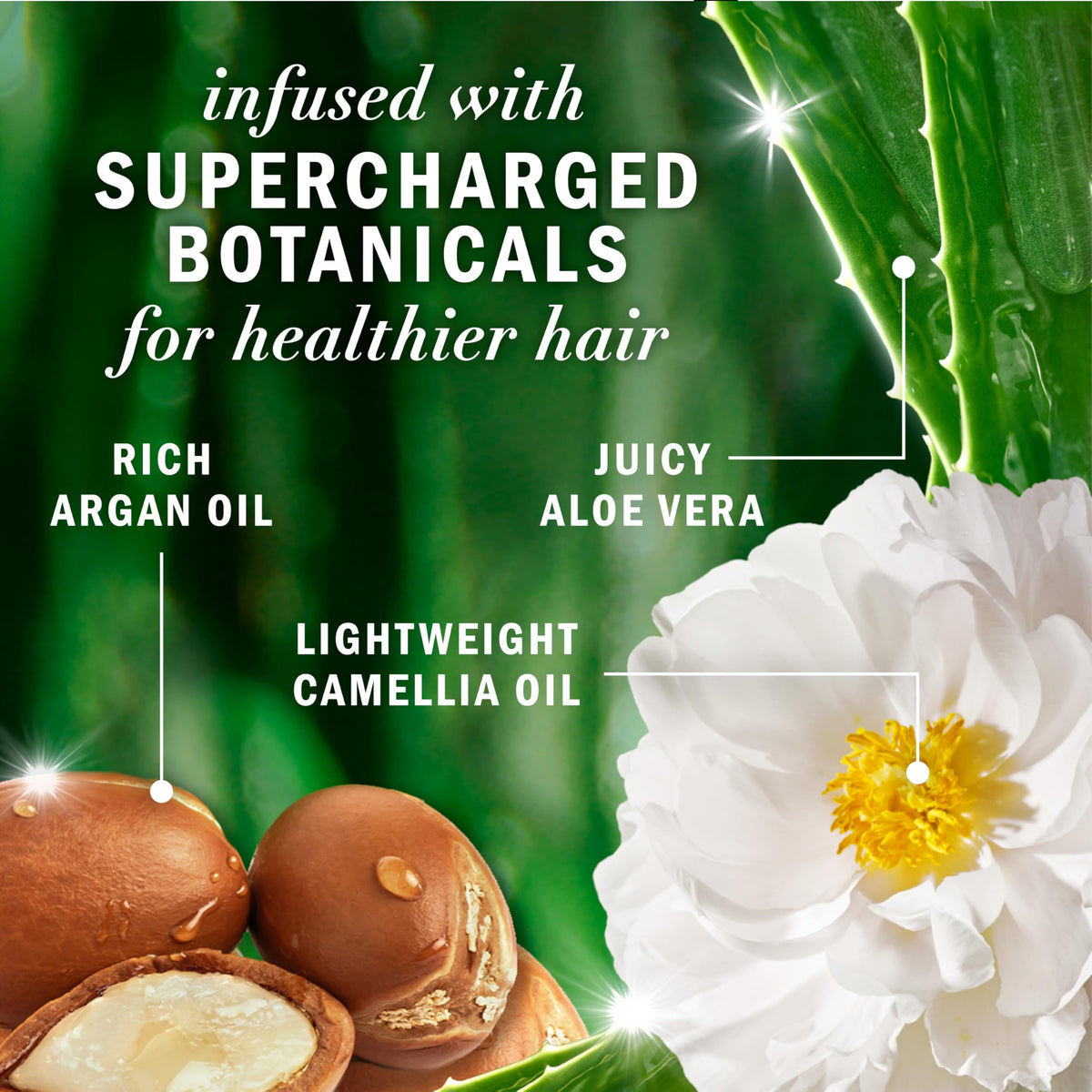 Herbal Essences Argan Oil Shampoo side view showing bottle design