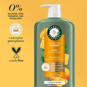 Herbal Essences Honey Daily Moisture Conditioner 33.8oz cap open