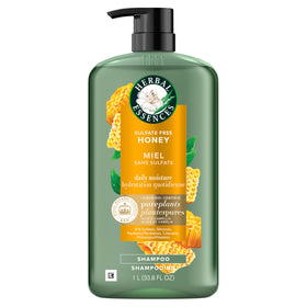 Herbal Essences Shampoo with natural ingredients display