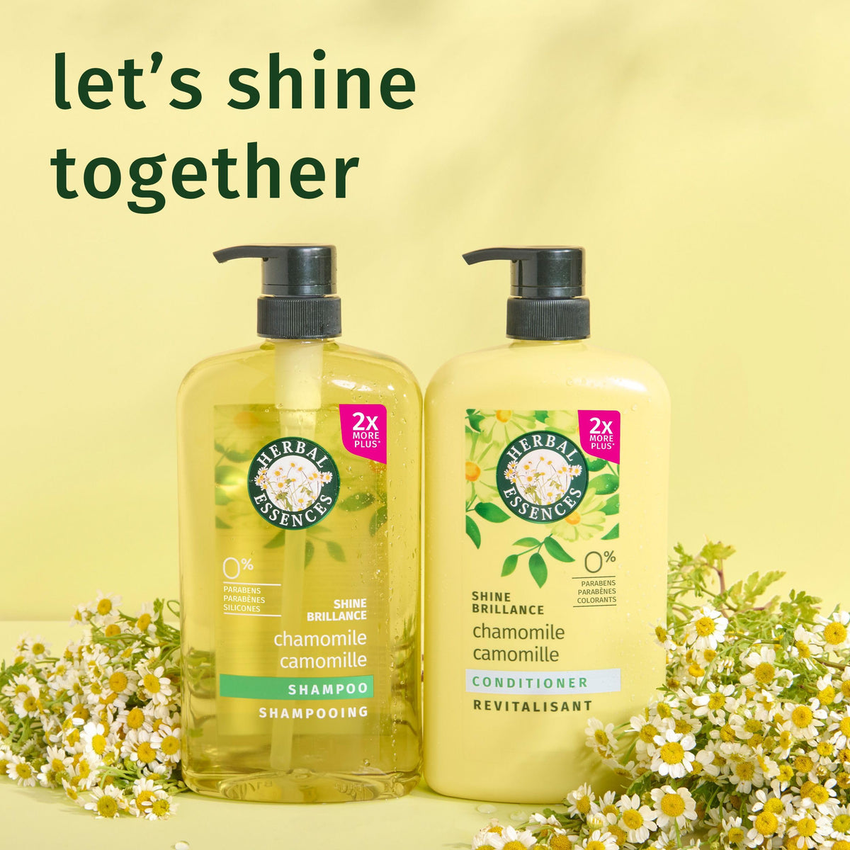Herbal Essences Shine Collection Shampoo with natural ingredients