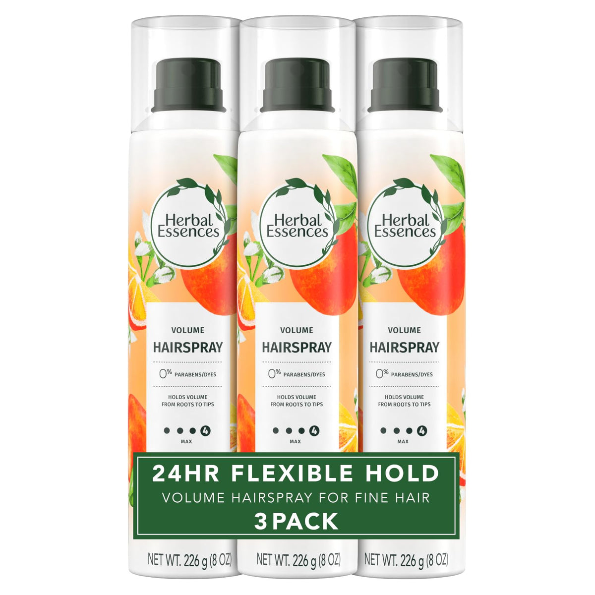 Herbal Essences Volumizing Hairspray pack of 3, front view