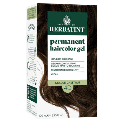 Herbatint 4D Golden Chestnut Brown Hair Dye front view