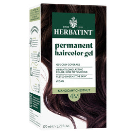 Herbatint 4M Mahogany Chestnut Brown Hair Dye front view