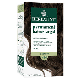 Herbatint 4N Chestnut Brown Permanent Hair Dye front view