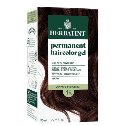 Herbatint 4R Copper Chestnut Brown Hair Dye packaging front view