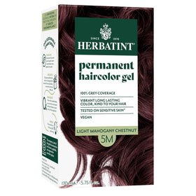 Herbatint 5M Light Mahogany Chestnut Brown Hair Dye front view