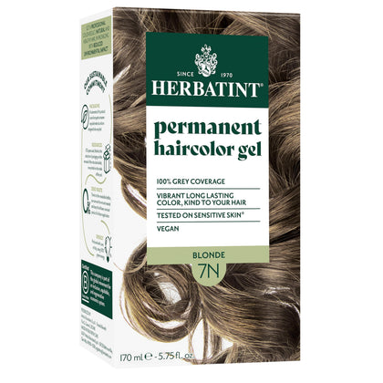 Herbatint 7N Blonde Permanent Hair Dye front view packaging