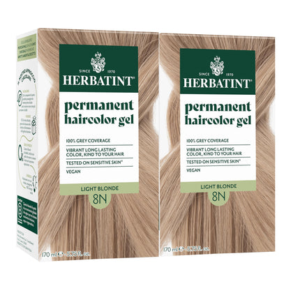 Herbatint 8N Light Blonde Permanent Hair Dye front view