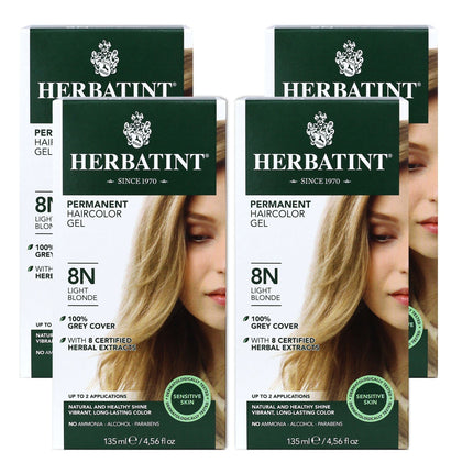 Herbatint 8N Light Blonde Permanent Hair Dye packaging front view