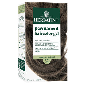 Herbatint Dark Ash Blonde Permanent Hair Dye 222g front view