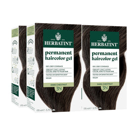 Herbatint Dark Chestnut Brown Permanent Hair Dye packaging front view