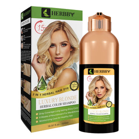 HERBBY Hair Color Shampoo with vibrant hair colour