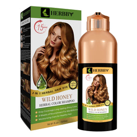 HERBBY Hair Colour Shampoo 500ml side view