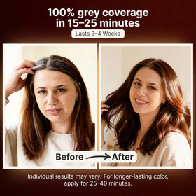 Herbishh Chestnut Brown Hair Colour Shampoo 500ml side view