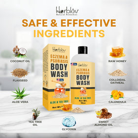 Herblov Eczema Body Wash with oatmeal and honey