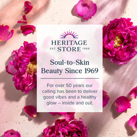 HERITAGE STORE Castor Oil Roll On 3oz packaging