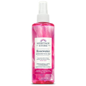 HERITAGE STORE Rosewater Facial Mist 8 fl oz front view