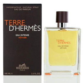 Hermès Terre D'Herm Eau Intense Vetiver Eau De Parfum 3.4 Ounce front view