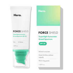 HERO COSMETICS Force Shield Superlight Sunscreen SPF 30 front view