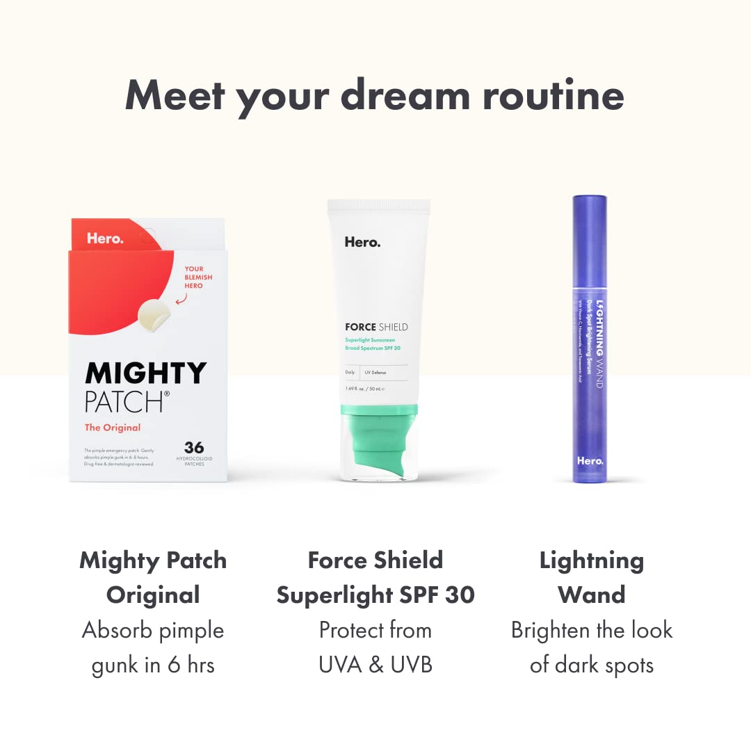 HERO COSMETICS Force Shield Superlight Sunscreen SPF 30 lifestyle image