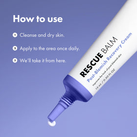 HERO COSMETICS Rescue Balm 15mL on a bathroom counter