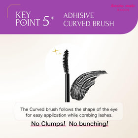 Heroine Make Volume & Curl Mascara Black texture on hand