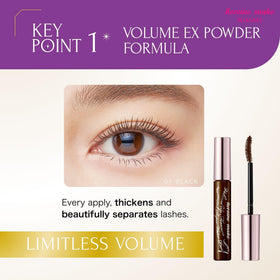Heroine Make Volume & Curl Mascara Brown brush close-up