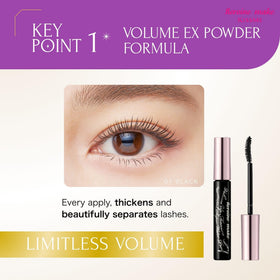 Heroine Make Volume & Curl Mascara product details on the side