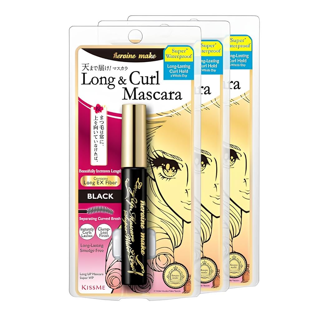 Heroine Make Waterproof Mascara 3 Pack front view