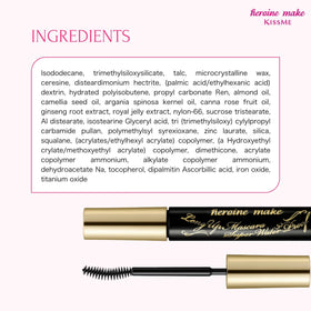 Heroine Make Waterproof Mascara in a beauty routine