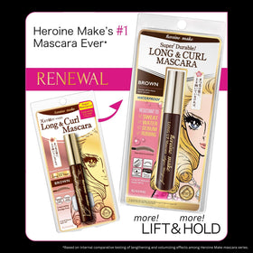 Heroine Make Waterproof Mascara New Brown back view