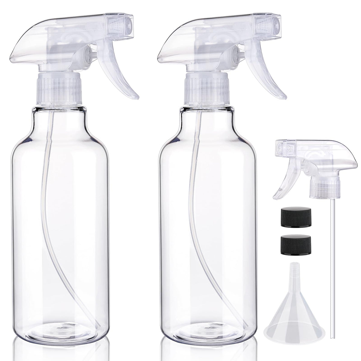 Hethyo 16.9oz plastic spray bottle front view