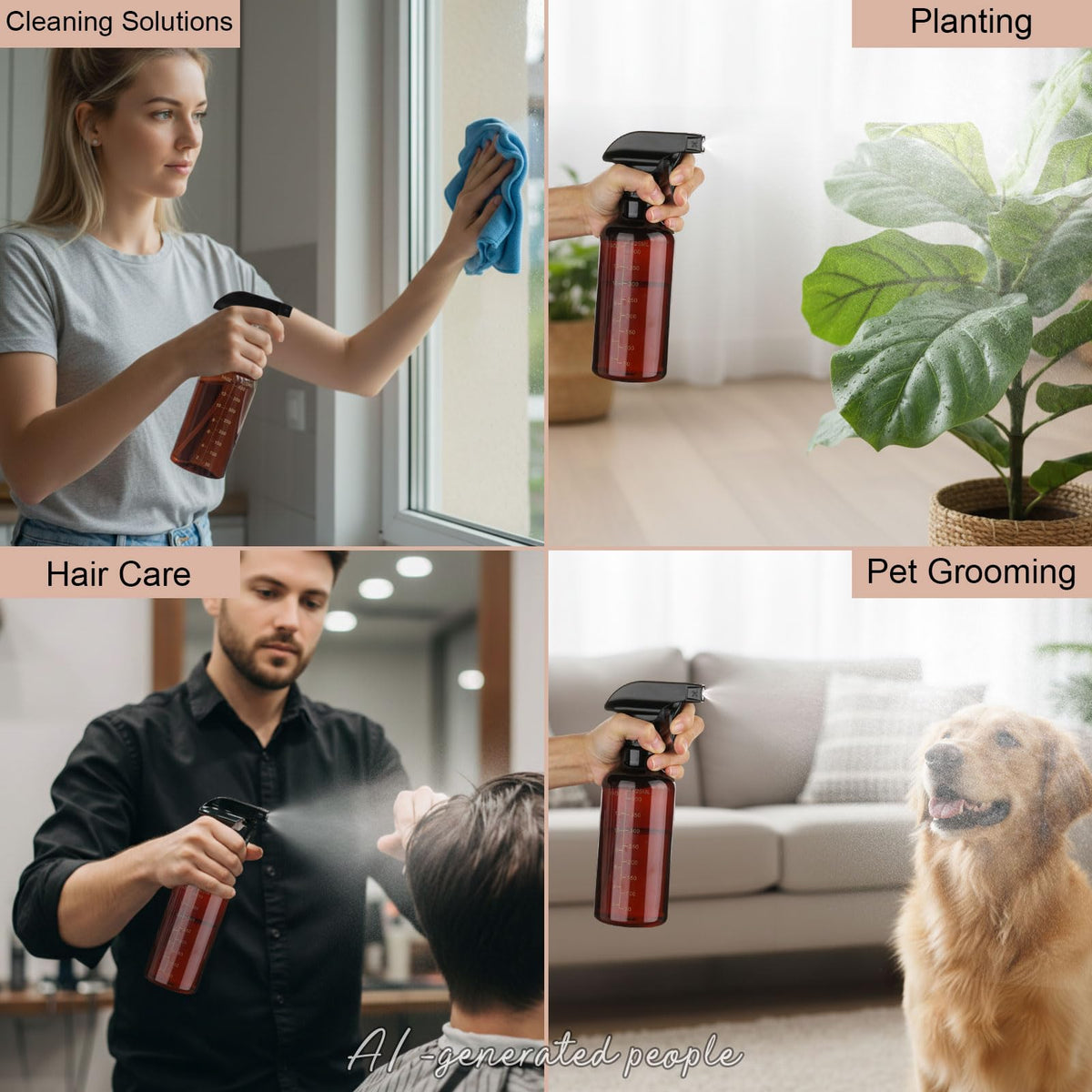 Hethyo spray bottle in kitchen for cooking applications
