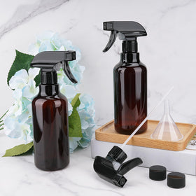 Hethyo spray bottle with adjustable nozzle and funnel