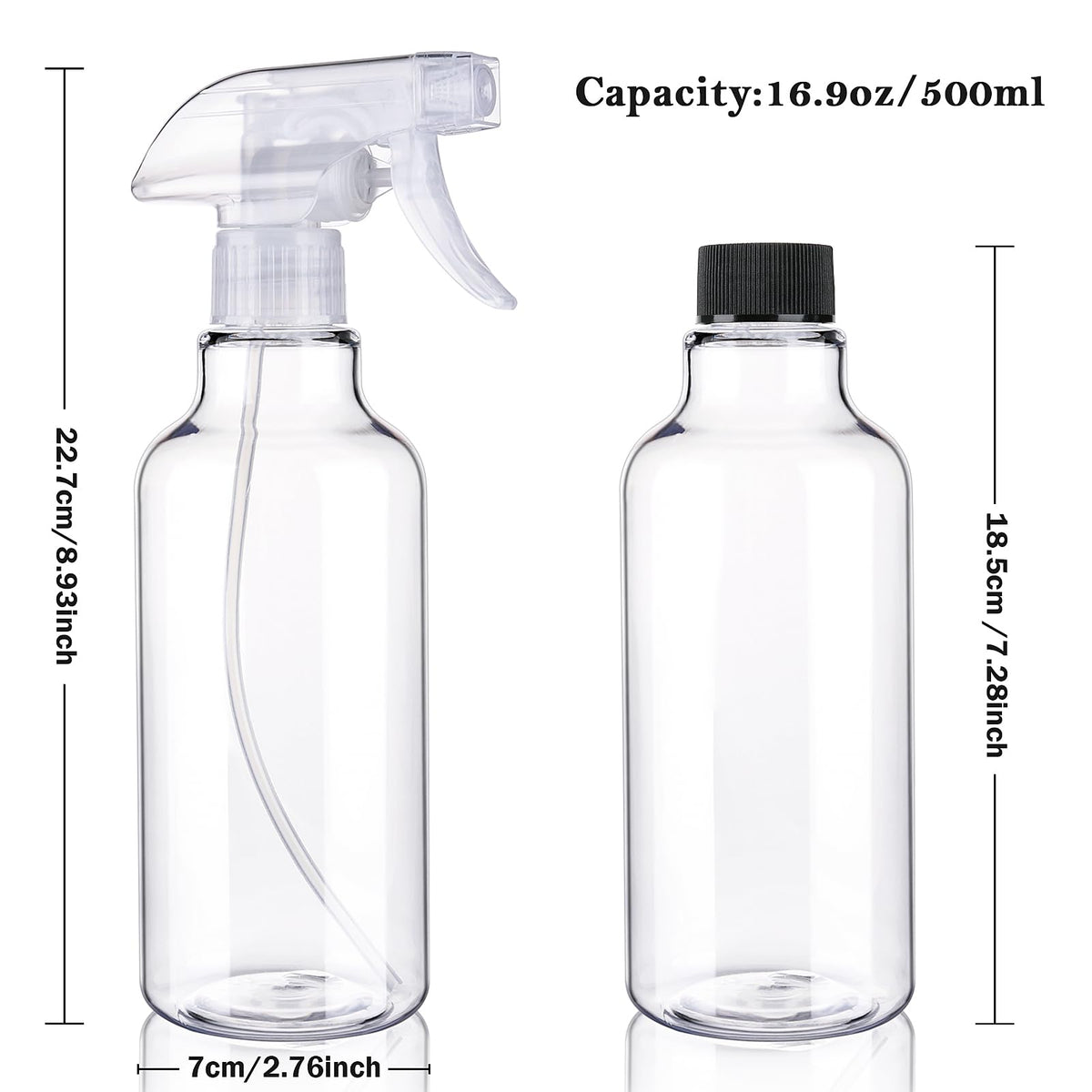 Hethyo spray bottles in use for cleaning