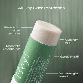 HEY HUMANS Deodorant Apple Matcha with ingredients list