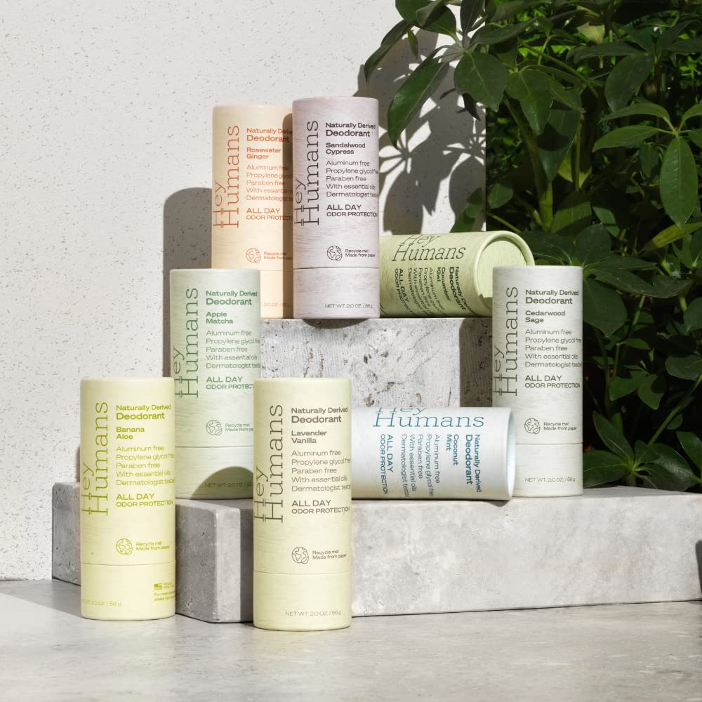 HEY HUMANS Lavender Vanilla Deodorant packaging